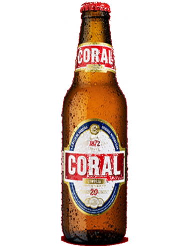 CORAL BEER Bottle box 24X33CL