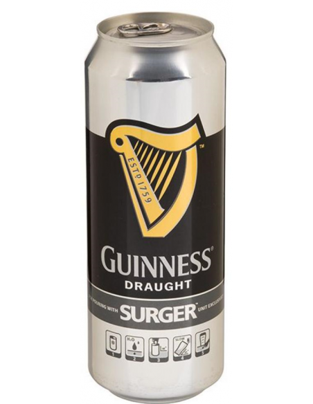 Cerveza Guinness Draught Surger pack latas 52 cl.