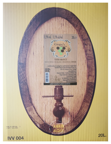 Withe Wine Grapo`s 11,5º 20 Liters  (Dispensing Máquina)